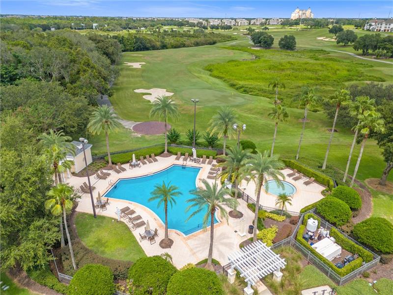 Aerial View Pool