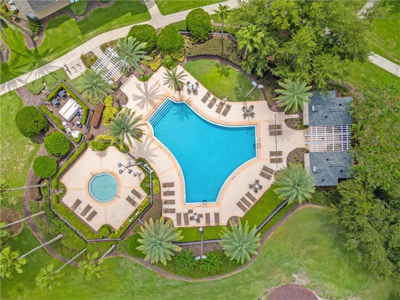 Aerial View Pool