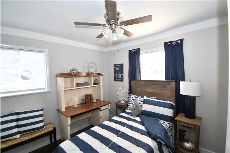 3rd Bedroom-Wood Floors-New Lighting