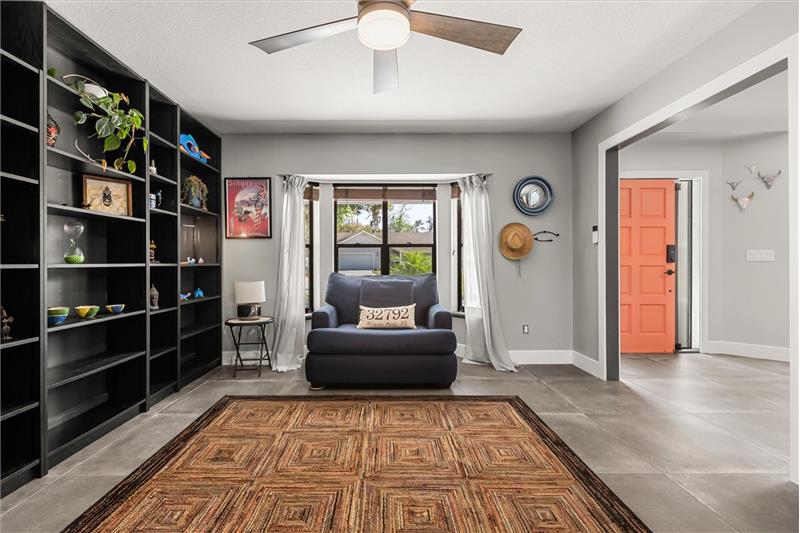 Library Downstairs just off Foyer