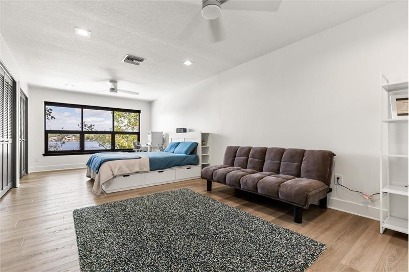Bedroom 3 with Lake Views
