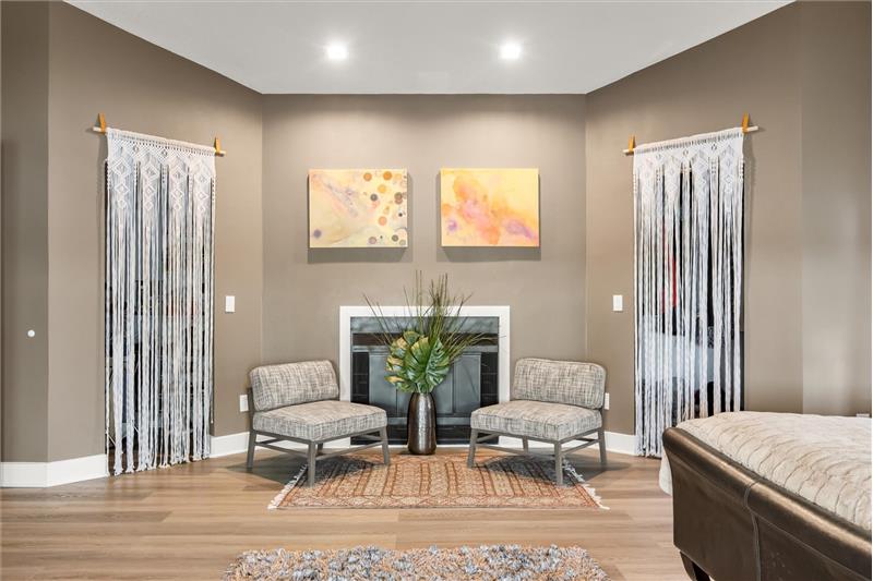 Fireplace in Primary Suite