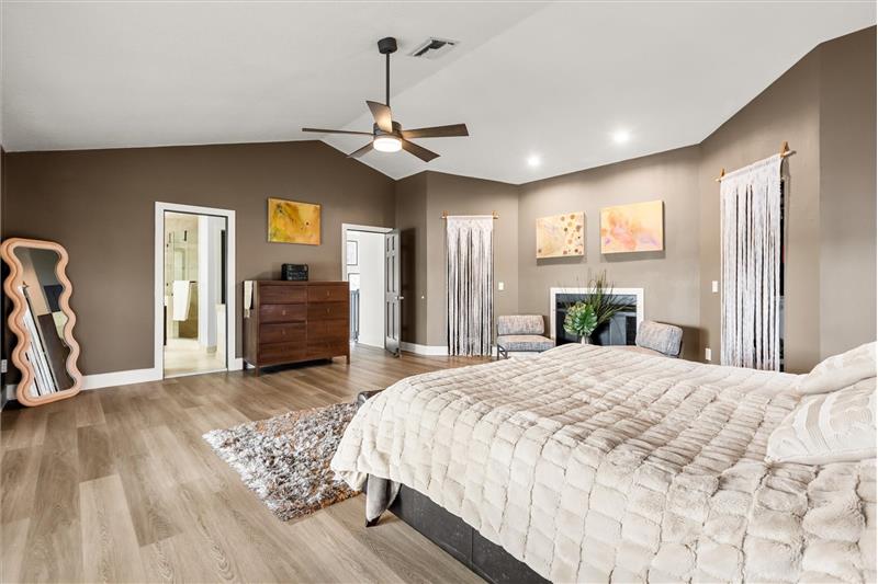 Vaulted Ceilings in Primary Suite