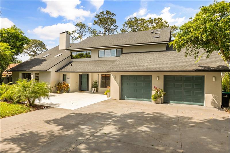 Exterior Front Large Driveway