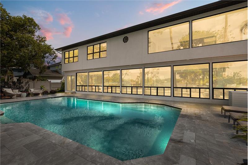 Exterior Back Twilight