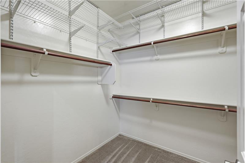 Ample Closet Space