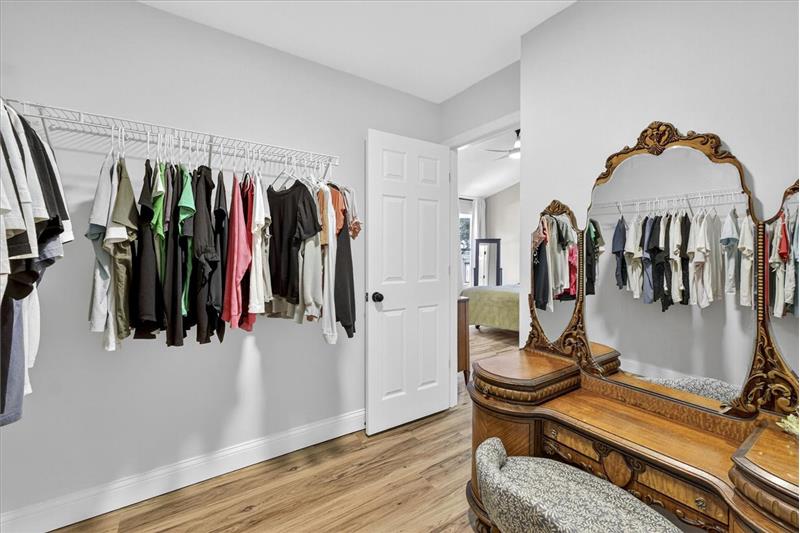 Primary walk in closet