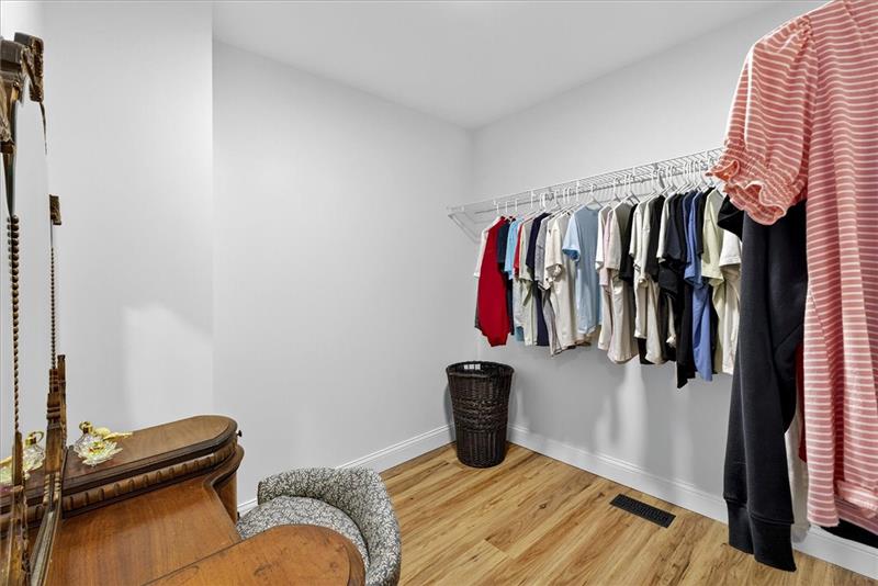 Primary walk in closet
