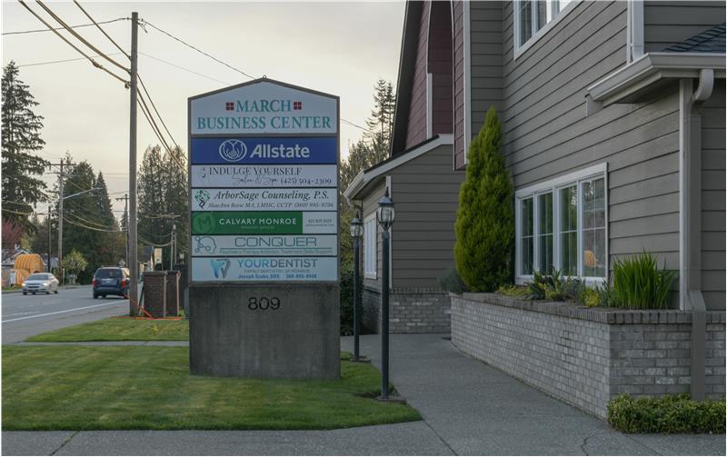 Monument signage