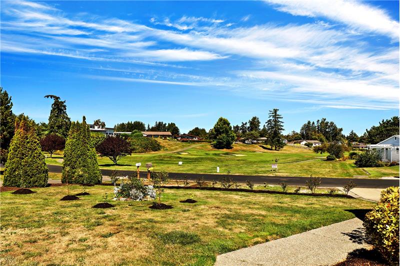 View of Golf Course from Covered Front Porch