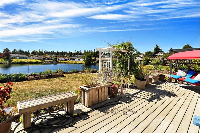 Huge Back deck & patio