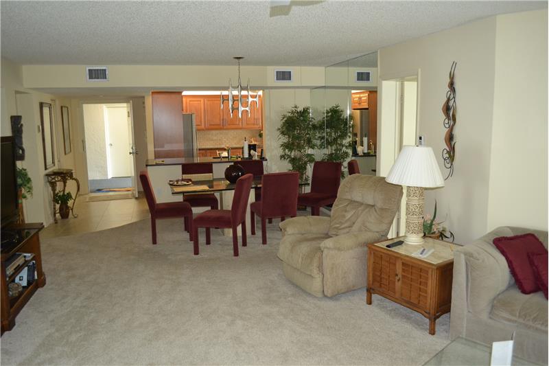 Living room with dining area 