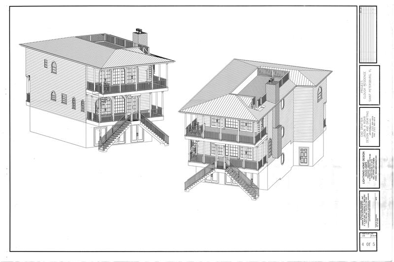 elevations from old building plan