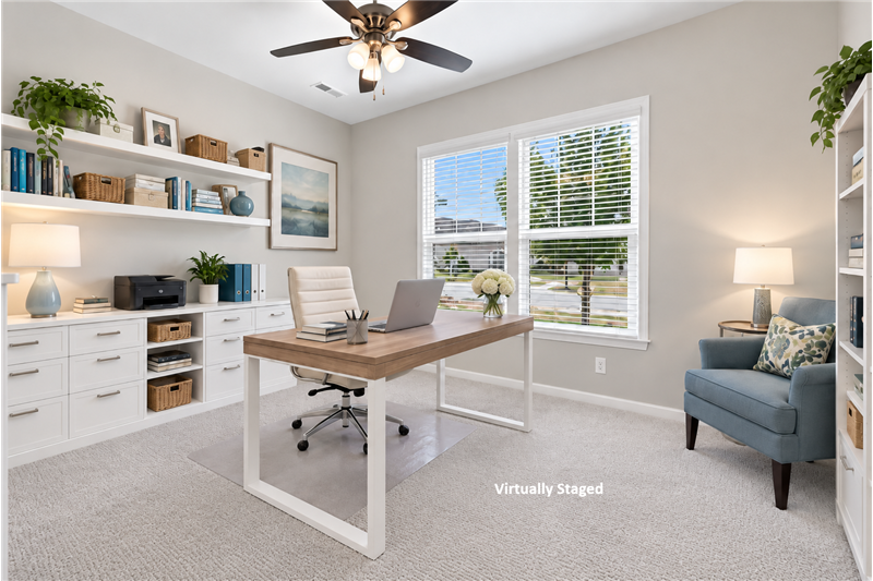 Need two home offices? Both front bedrooms in the home work perfectly situated to serve as two separate offices.