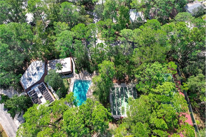 Aerial View of Community Center