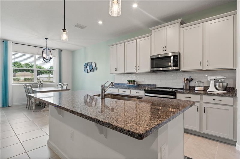 Kitchen with view to Dining Area