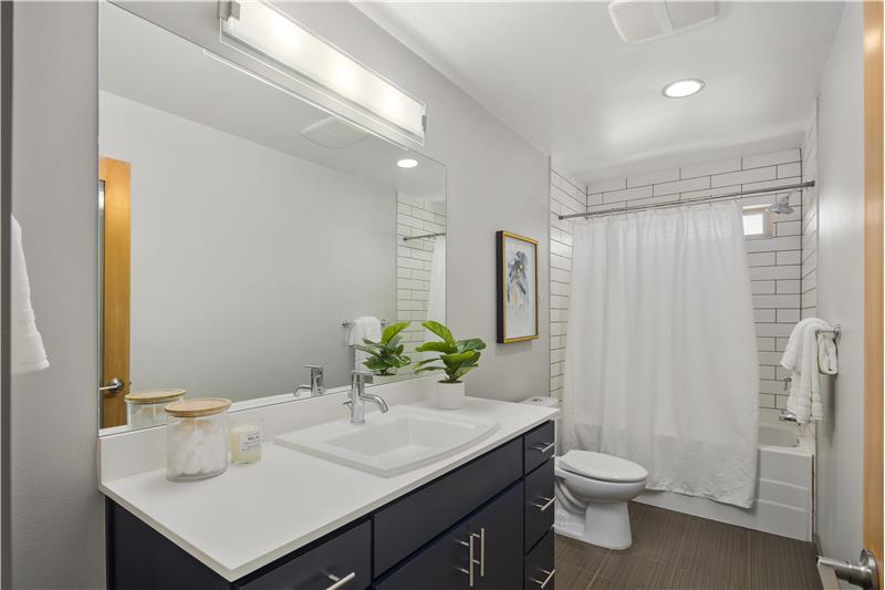 Full Bath on 2nd Level