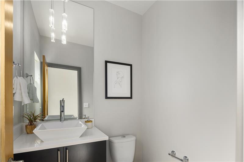Half bath on main level