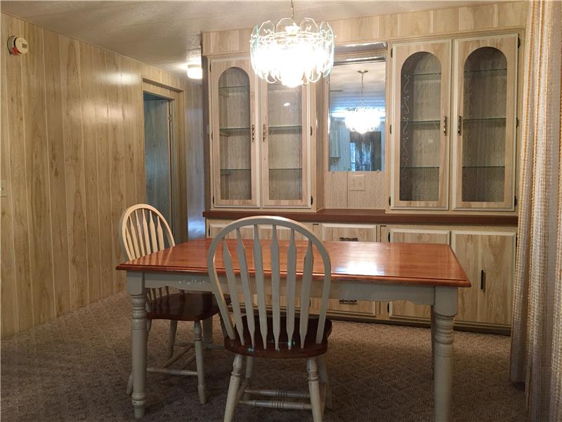 Built in China Cabinetry in Dining Room