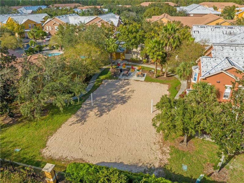 Aerial View Volley Ball 