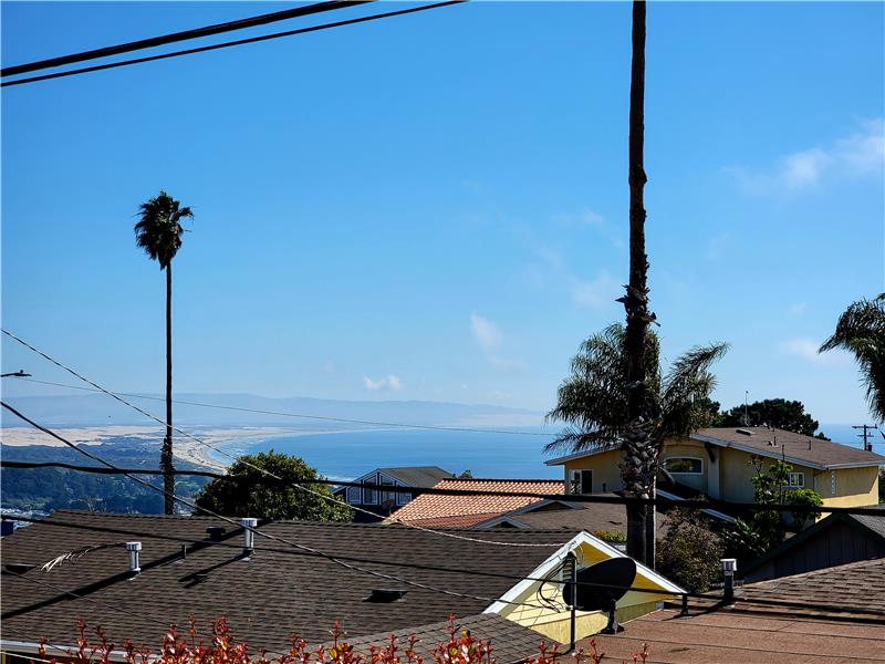 View of Oceano Dunes all the way to Guadalupe Dunes from the Dining Room deck!