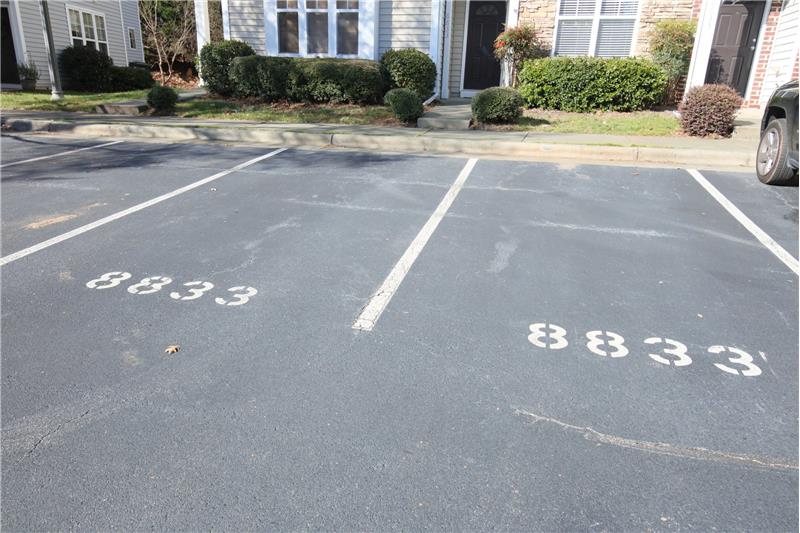 2 Assigned Parking Spaces