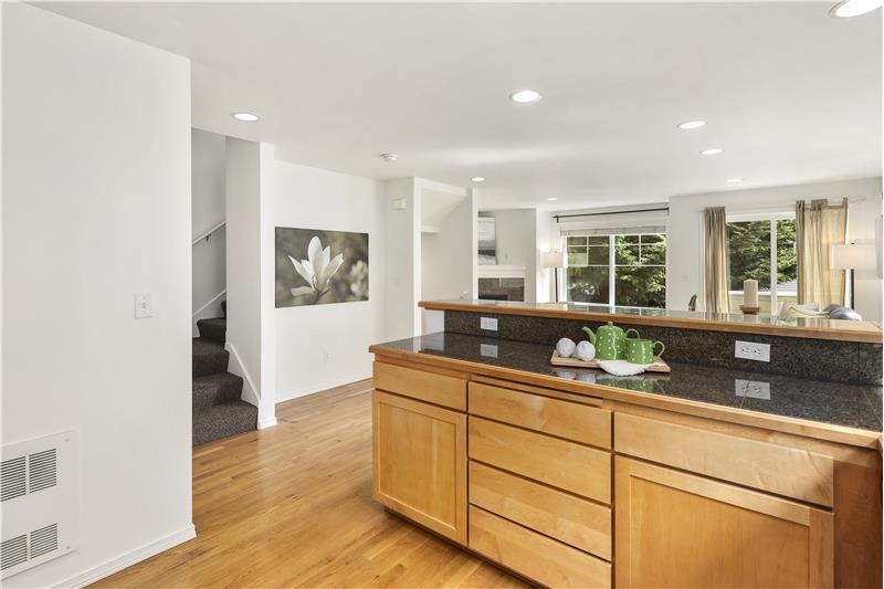 Plenty of storage in the kitchen