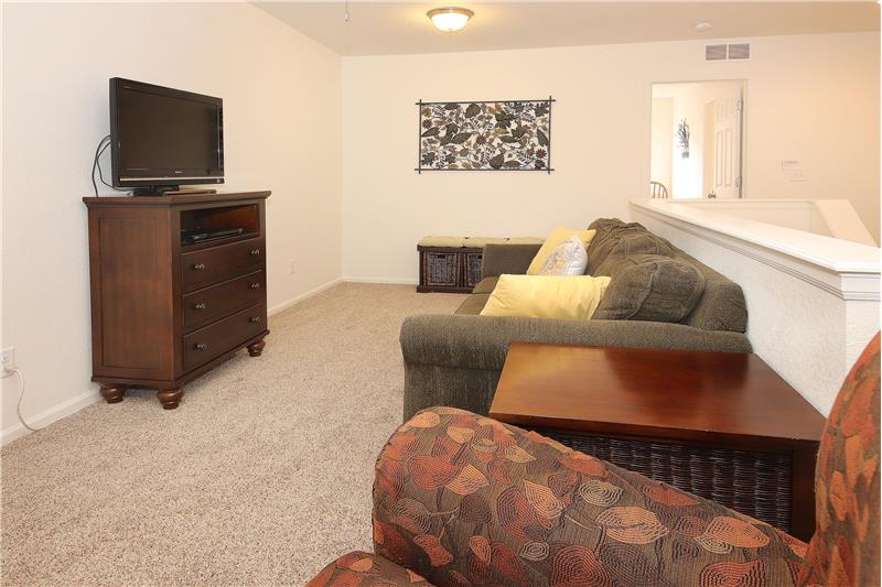 Another view of the upper-level loft
