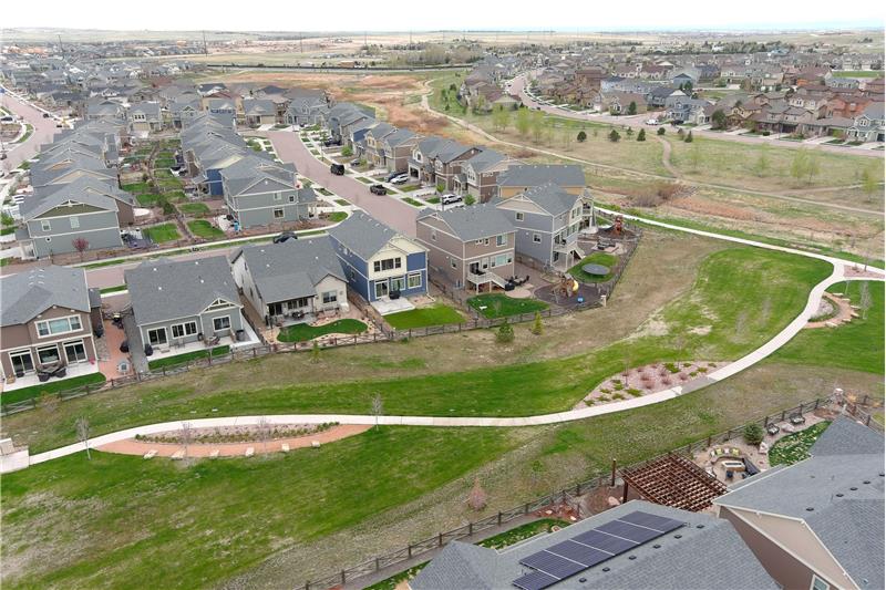 75 acres of parks/trails/open space available around this home