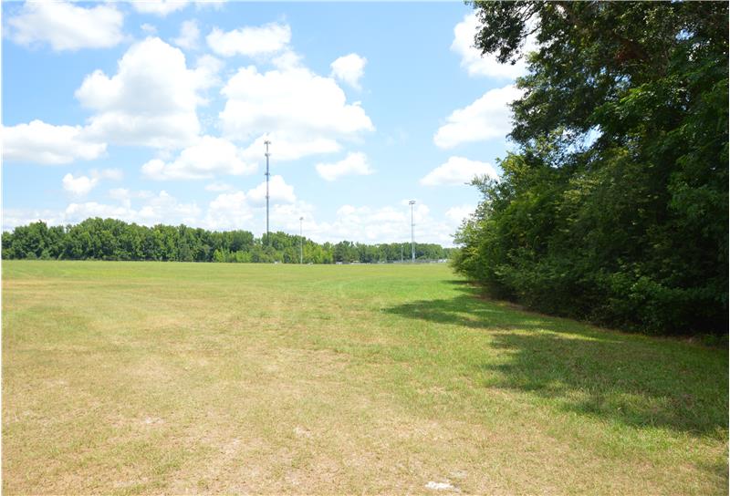 Parking area across the road, & Larry Doby park