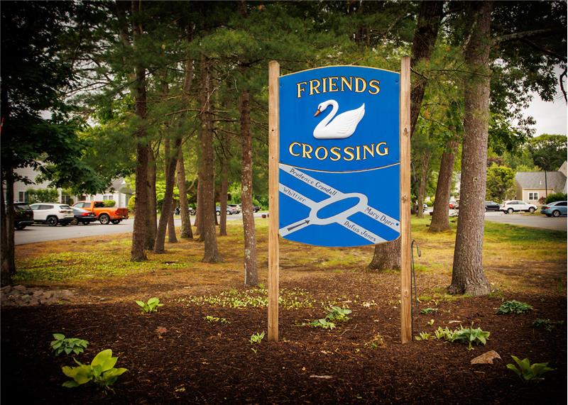 Friends Crossing Condo in North Easton MA 02356 Complex Sign