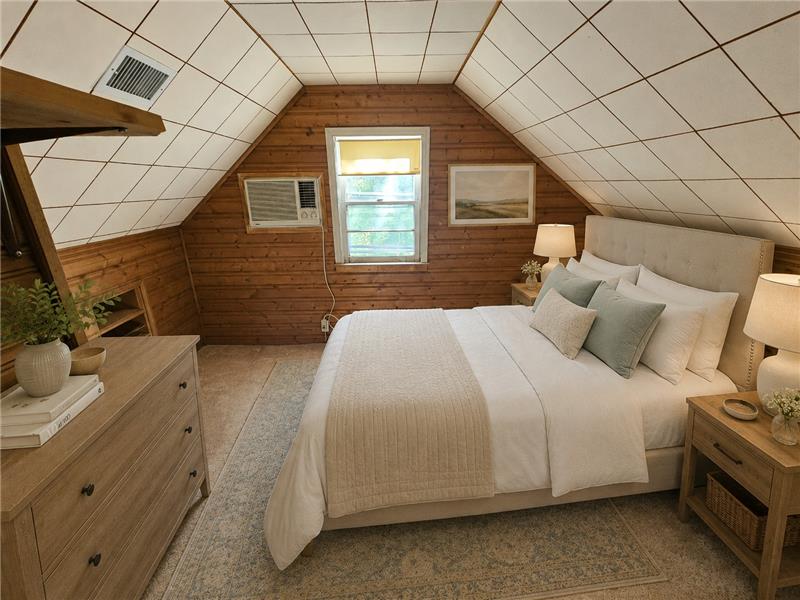 Virtually Staged Bedroom