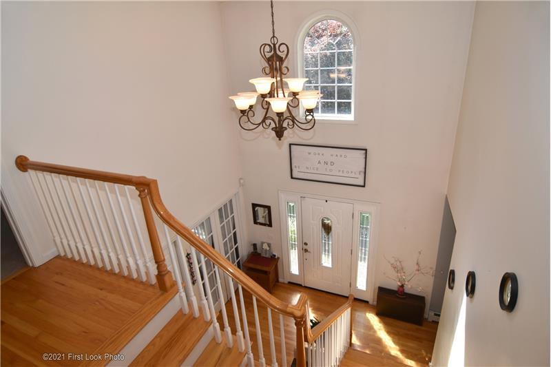 Entry foyer view from 2nd floor
