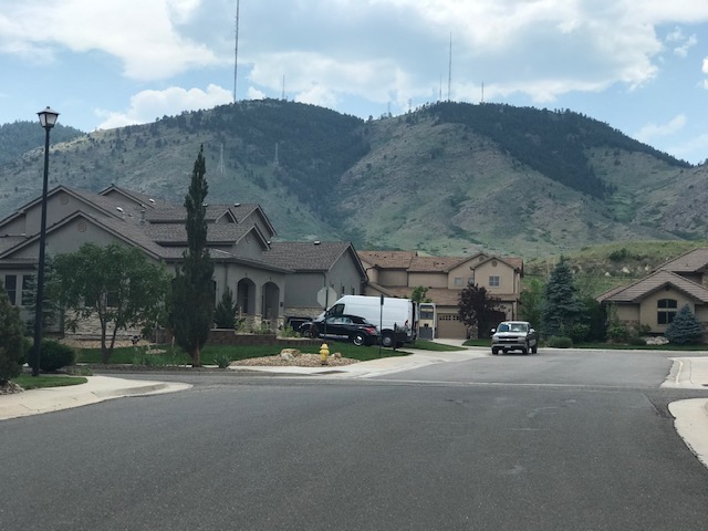 VIew of Lookout Mountain from entrance