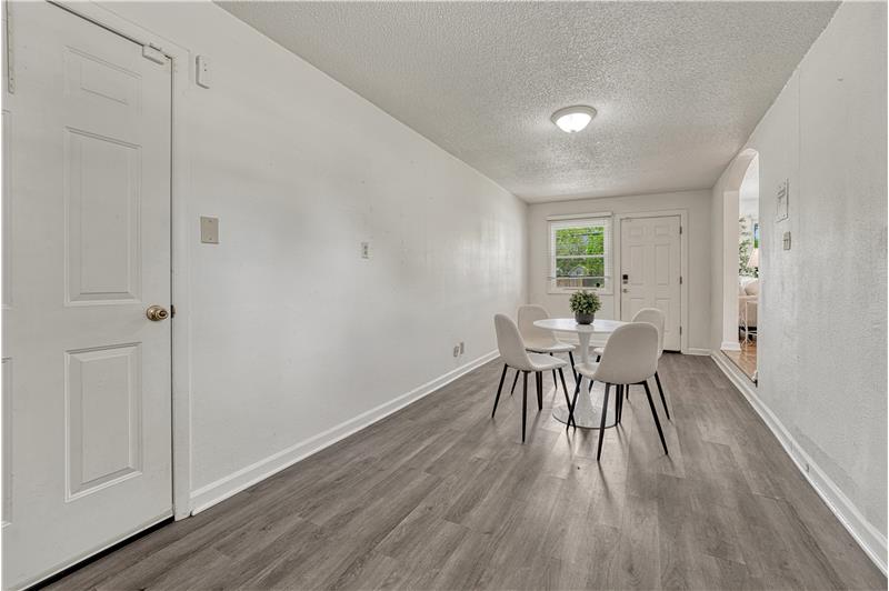 Garage access is from this room also