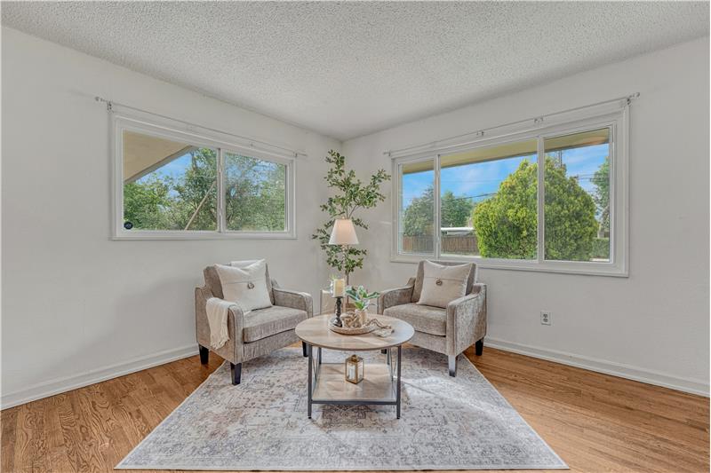 Bright with large windows!