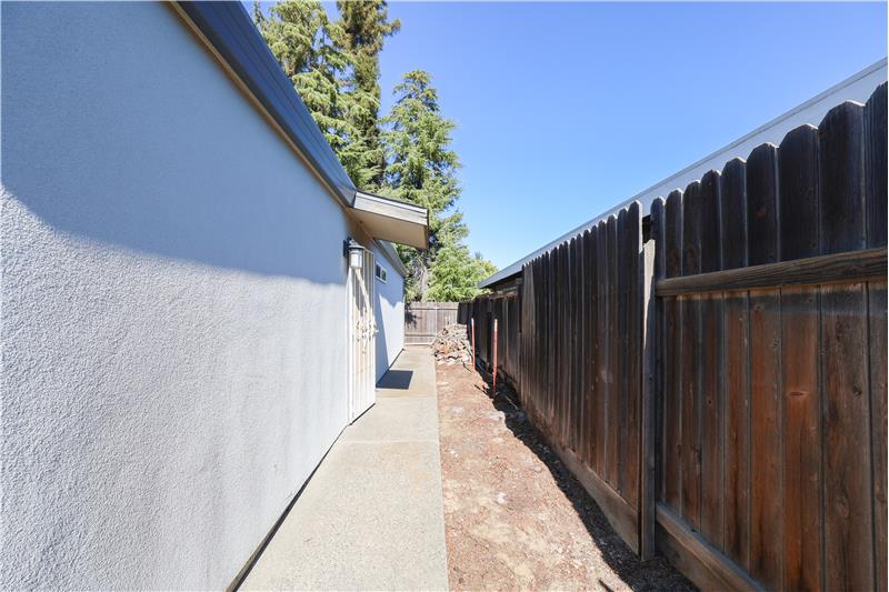 Private entrance to secondary attached unit