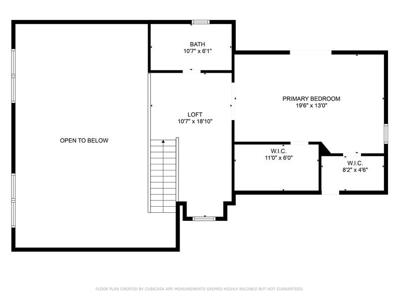 Floor plan upper level