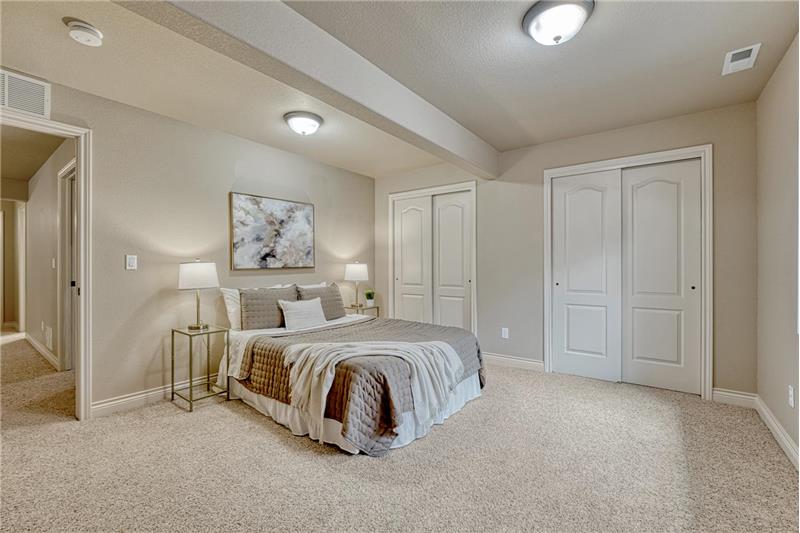 Basement #3 offers double closets.