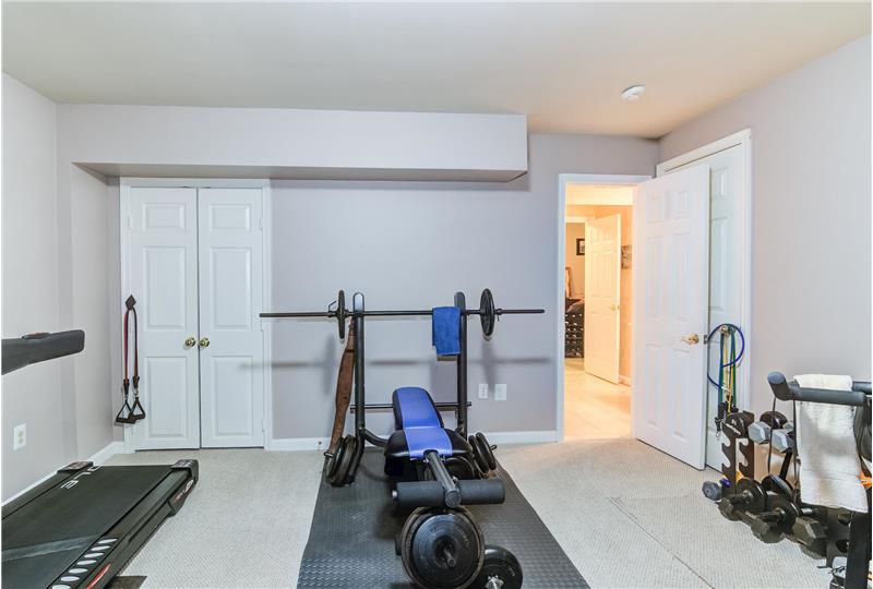 Den/Work Out Room connect to Third Full Bathroom