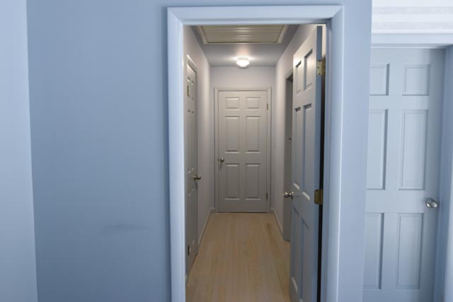 Second floor hallway