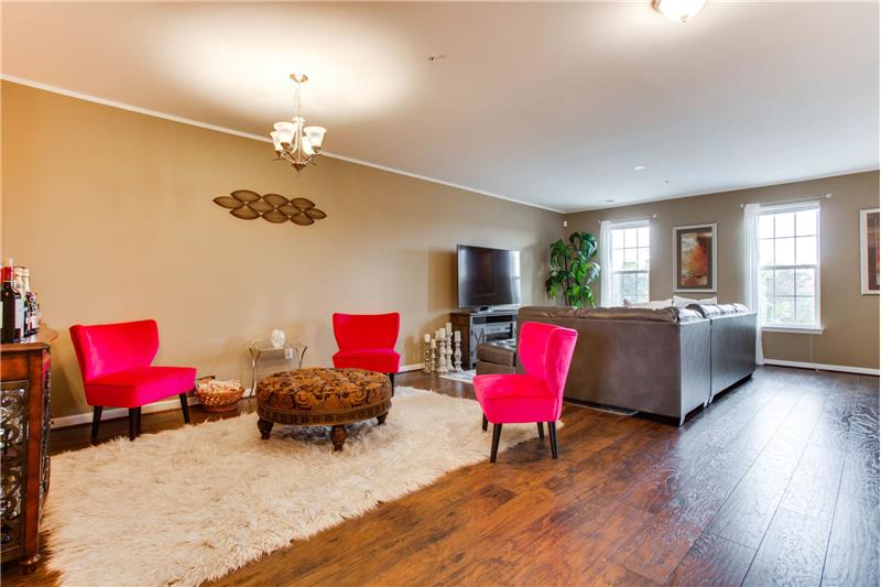 dining and living room