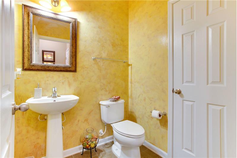 main level powder room