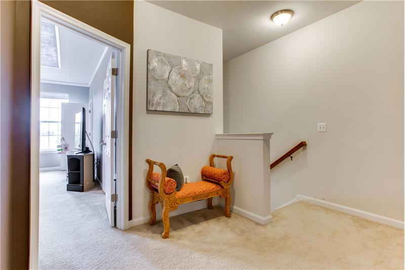 upper level hall outside master