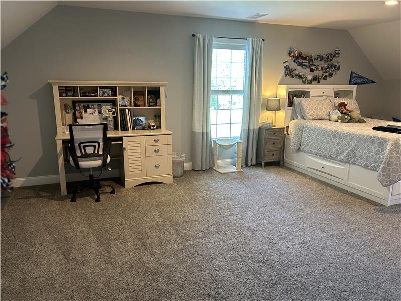 One of 3 upstairs bedrooms