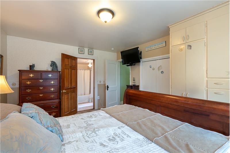 Master Bedroom with door into master bath