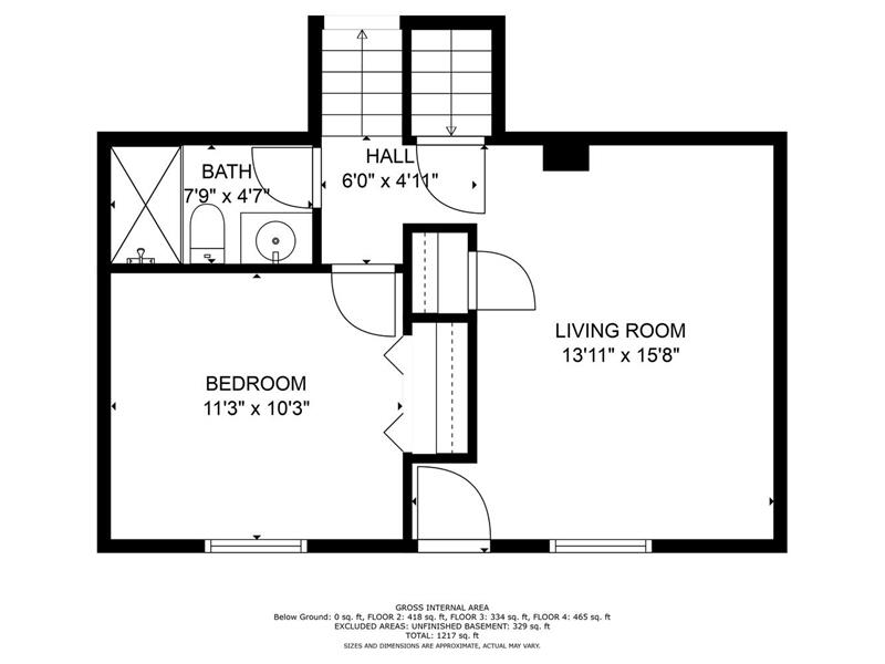 Upper Level Floor Plan