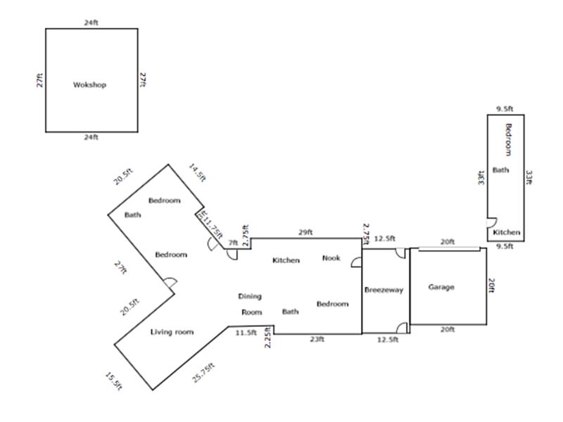 Appraiser's schematic-house+out buildings
