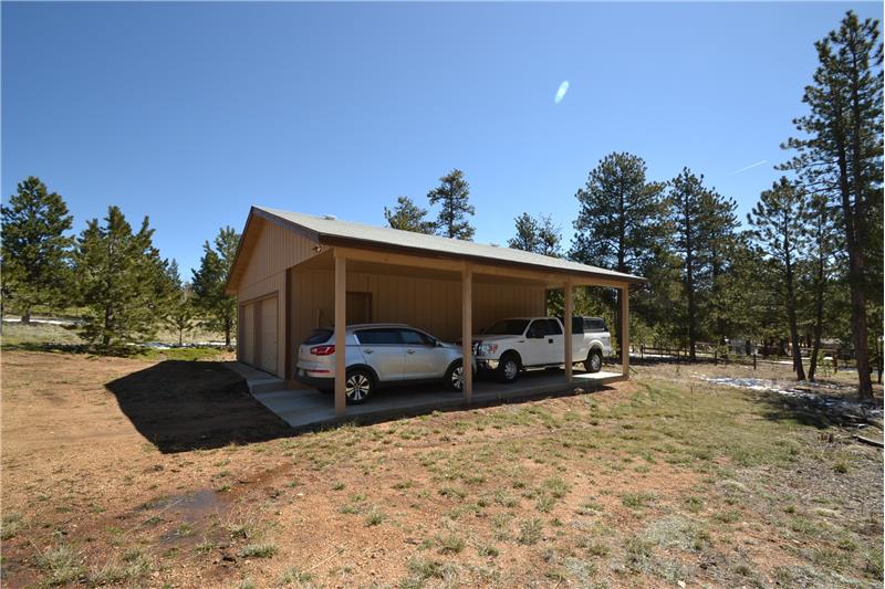 Large Attached RV-Carport