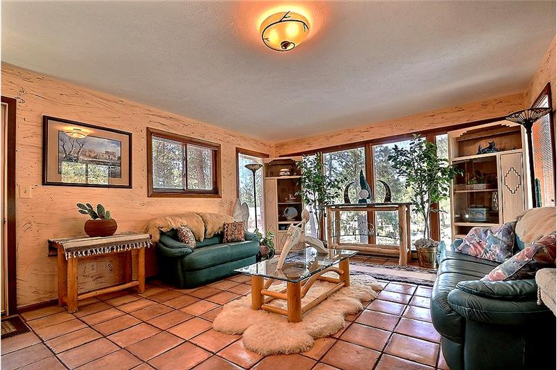 Tiled Sunroom
